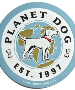 Planet Dog Round Planet Dog Logo Sticker