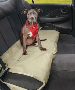 KURGO SHORTY BENCH SEAT COVER Three Blue Dogs