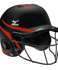 Mizuno Prospect Series Youth Batting Helmet With Faspitch Softball Mask Team Sports