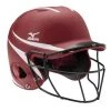 Mizuno Prospect Series Youth Batting Helmet With Faspitch Softball Mask Team Sports
