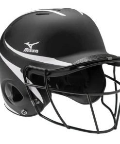 Mizuno Prospect Series Youth Batting Helmet With Faspitch Softball Mask Team Sports