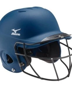 Mizuno Prospect Solid Youth Batting Helmet With Fastpitch Wire Mask