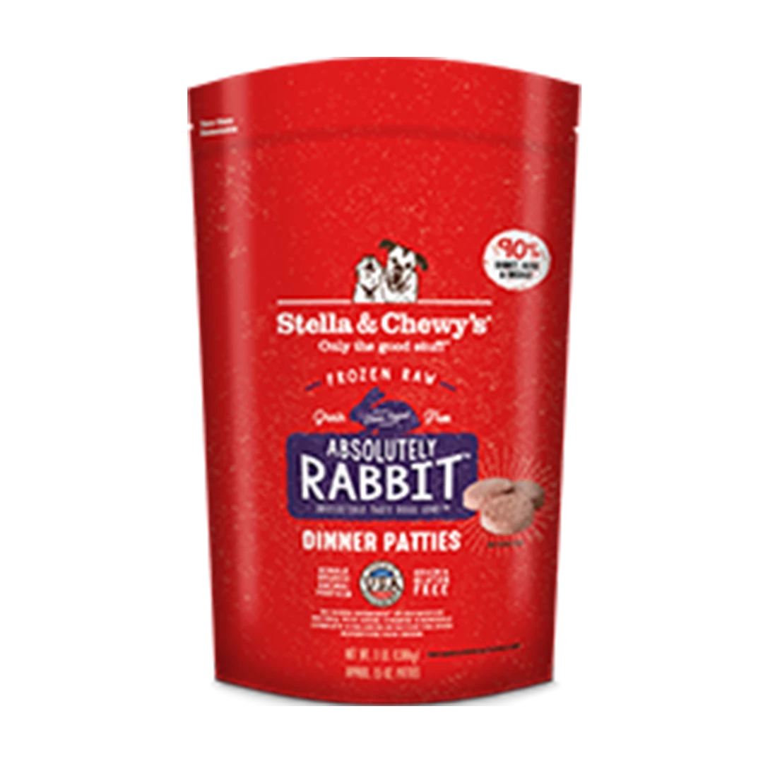 Stella And Chewy's Absolutely Rabbit Frozen 1.5 Oz. Raw Dinner Patties 1 Stella And Chewy's Absolutely Rabbit Frozen 1.5 Oz. Raw Dinner Patties