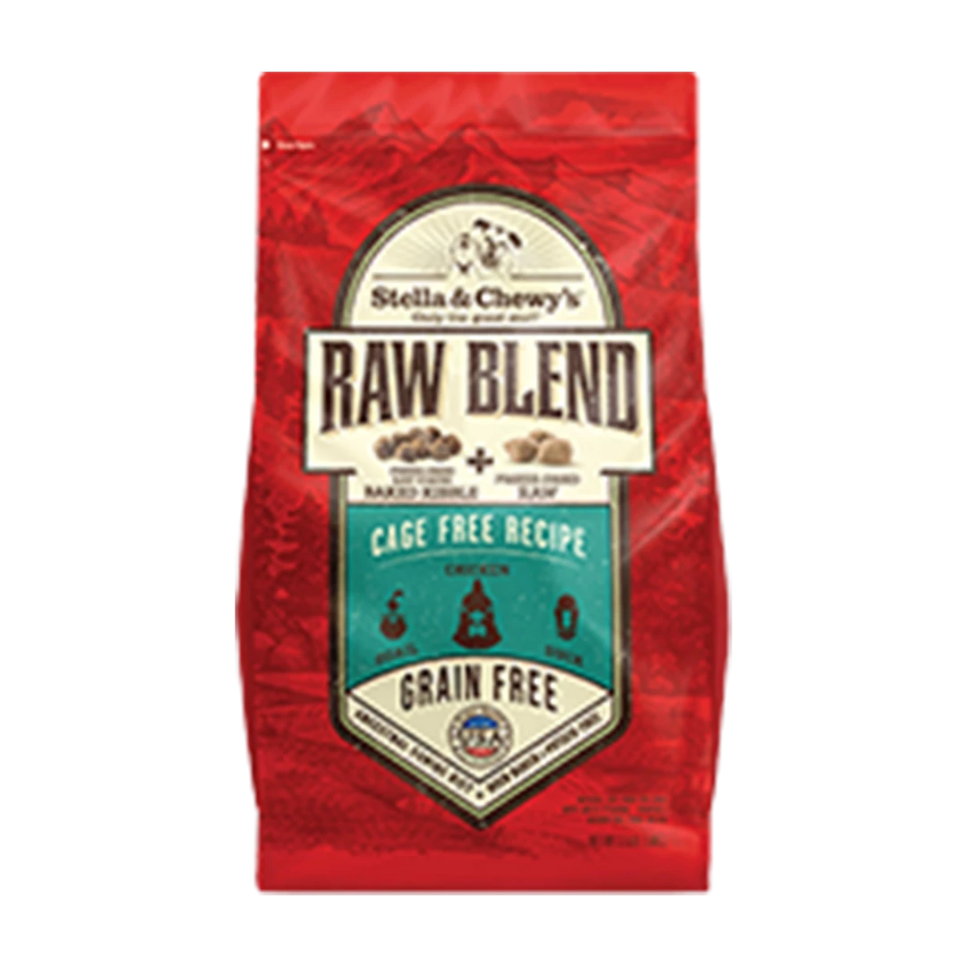 Three Blue Dogs Stella And Chewy's Cage-Free Chicken Freeze-Dried Raw Blend Baked Kibble 1 Three Blue Dogs Stella And Chewy's Cage-Free Chicken Freeze-Dried Raw Blend Baked Kibble