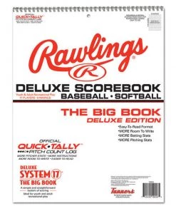 Rawlings System-17 Deluxe Scorebook 9 Innings, 17 Players Team Sports