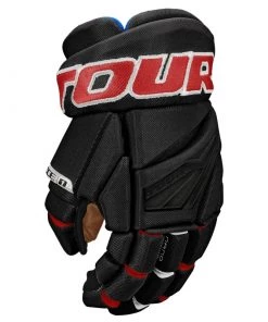 Team Sports Tour Code 1 Hockey Gloves Black/Red