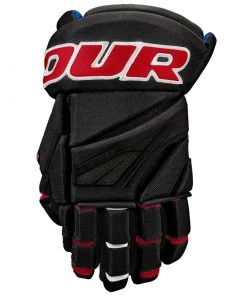 Team Sports Tour Code 1 Hockey Gloves Black/Red