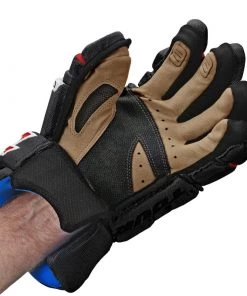 Team Sports Tour Code 1 Hockey Gloves Black/Red