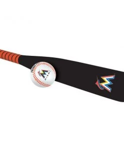Licenced + Collectibles Rawlings MLB Miami Marlins Foam Bat And Ball Set