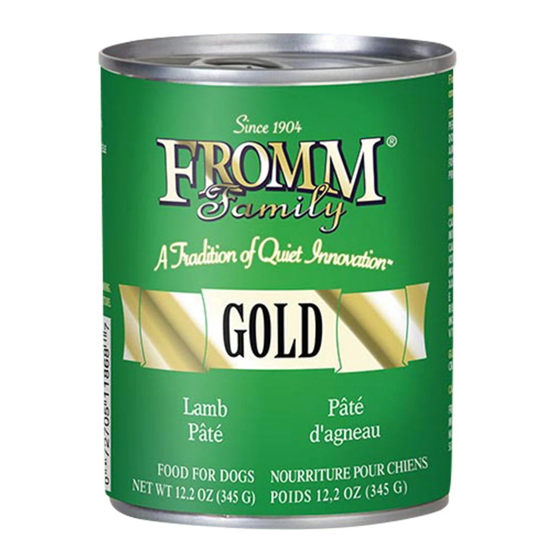 Fromm Gold Lamb Pâté Canned Dog Food 1 Fromm Gold Lamb Pâté Canned Dog Food