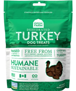Three Blue Dogs OPEN FARM Dehydrated Turkey Treats