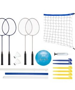 FRANKLIN RECREATIONAL VOLLEYBALL AND BADMINTON SET