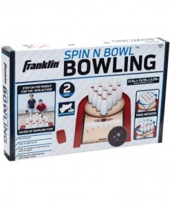 FRANKLIN KIDS INDOOR SPIN N BOWL BOWLING SET Team Sports