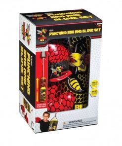 FRANKLIN STINGER BEE YOUTH PUNCHING BAG AND GLOVE SET