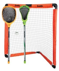 FRANKLIN YOUTH LACROSSE SET - INSTA-SET GOAL AND STICKS